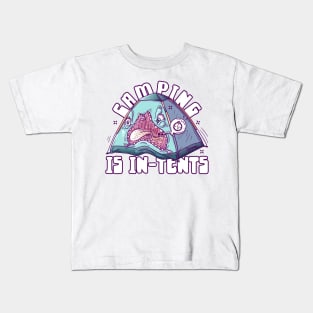 Camping is In-Tents! Kids T-Shirt